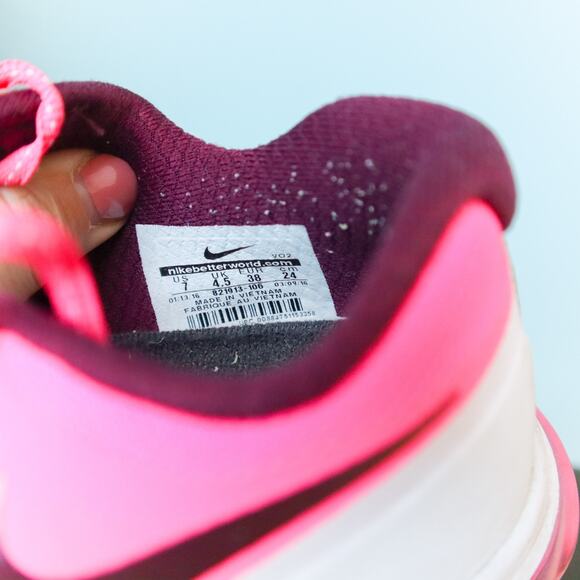 Nike Metcon 2 Flywire Cross Training Athletic Sneakers Womens 7 Hot Pink - Picture 7 of 8